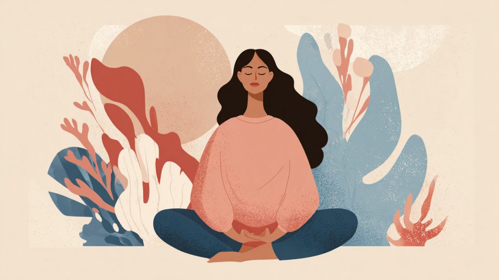 how to meditate and connect to yourself for women